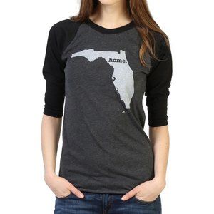 New Womens Home T Florida Baseball T-shirt New with Tags - Size XL